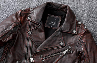 CHAQUETA DE CUERO Traff BRAWTA DECO