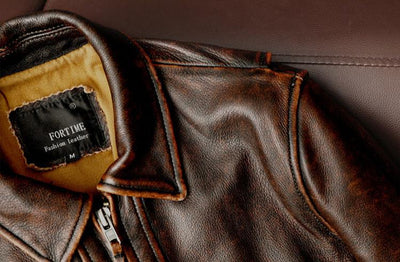 CHAQUETA DE CUERO Traff BRAWTA