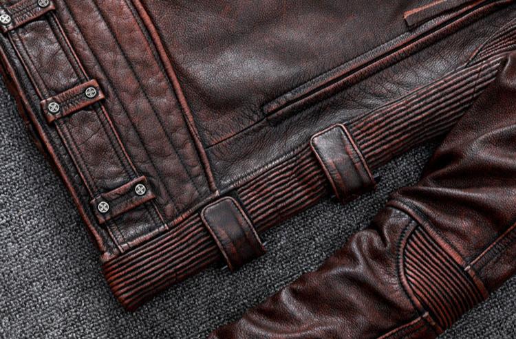 CHAQUETA DE CUERO Traff BRAWTA DECO