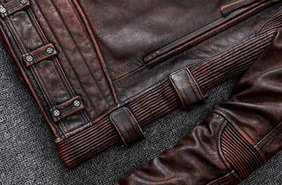 CHAQUETA DE CUERO Traff BRAWTA DECO