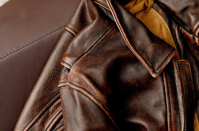 CHAQUETA DE CUERO Traff BRAWTA