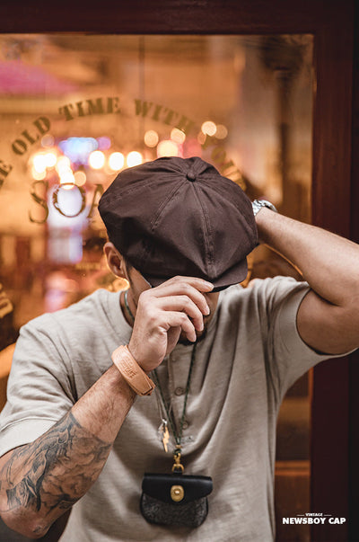 Gorra Vintage Traff Newsboy