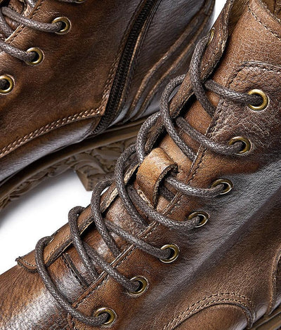 Traff Botas Martin Retro con Cremallera
