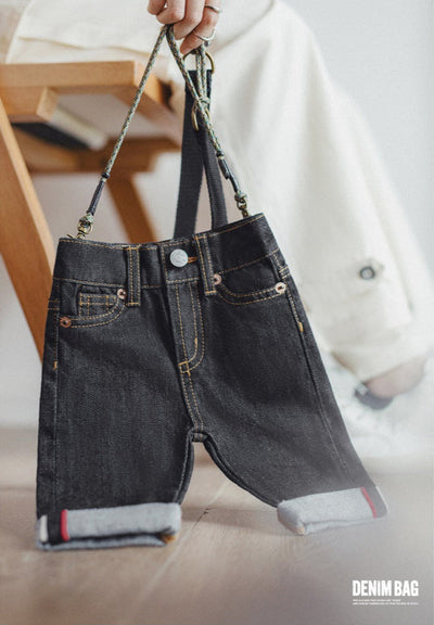Traff Mini Bolsa de Denim para Hombro