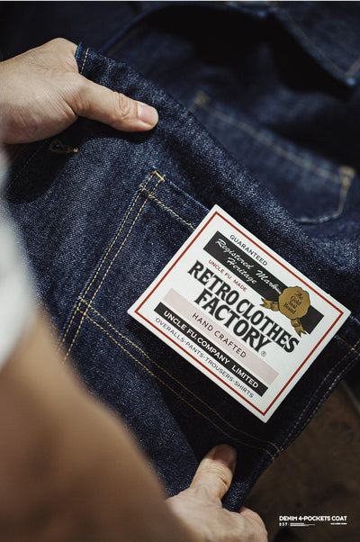 ABRIGO DE DENIM Traff CON 4 BOLSILLOS