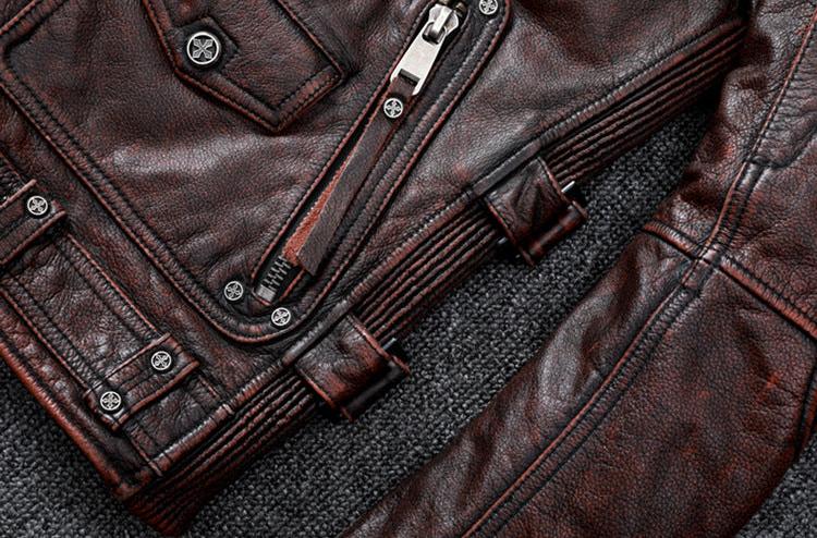 CHAQUETA DE CUERO Traff BRAWTA DECO