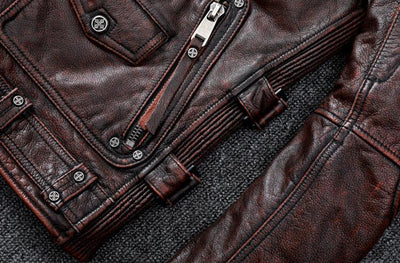 CHAQUETA DE CUERO Traff BRAWTA DECO