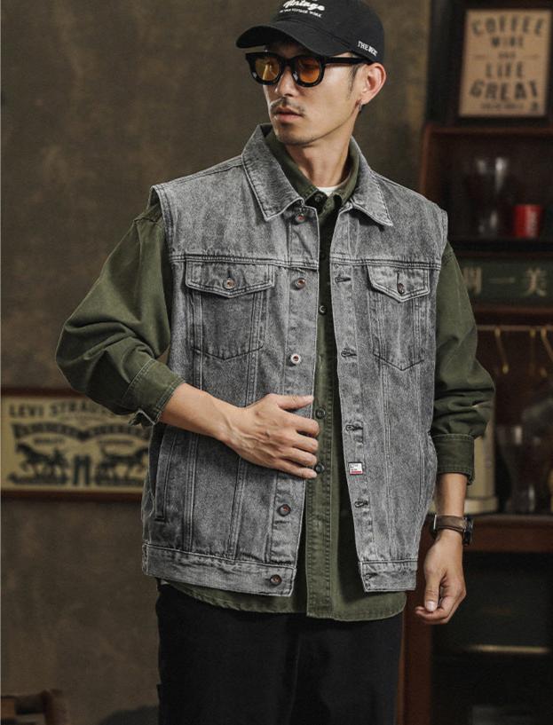 CHALECO DE DENIM Traff