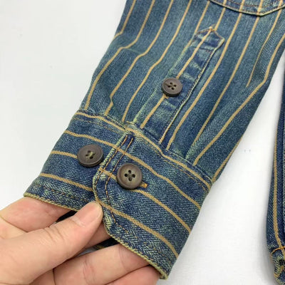 Camisa Traff Blue Grid Retro Fit
