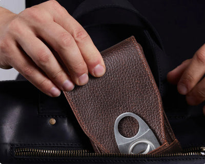 Funda Traff Slim Guard de Cuero Puro