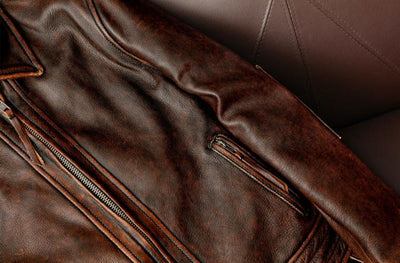 CHAQUETA DE CUERO PARA MUJER Traff BRAWTA