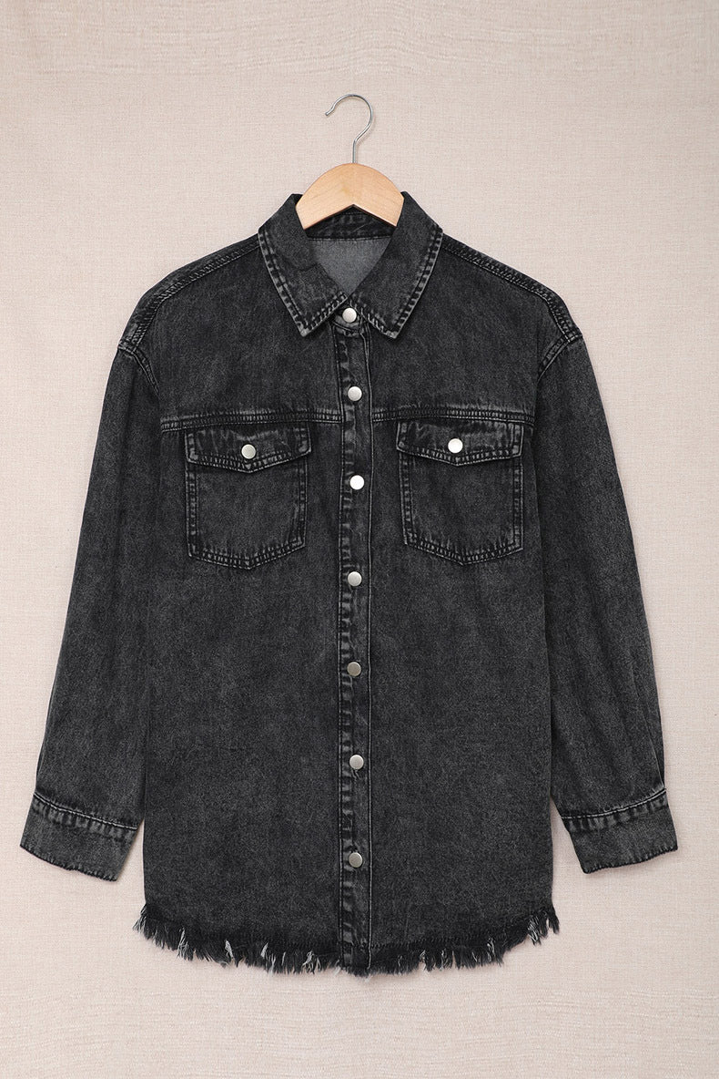 CAMISA DE DENIM Traff ALASTRA