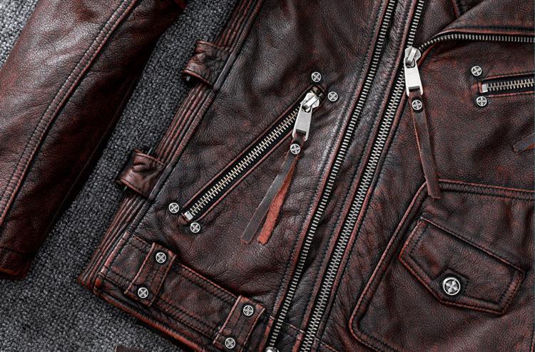 CHAQUETA DE CUERO Traff BRAWTA DECO
