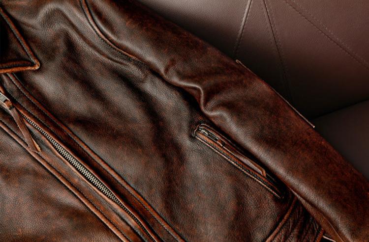 CHAQUETA DE CUERO Traff BRAWTA