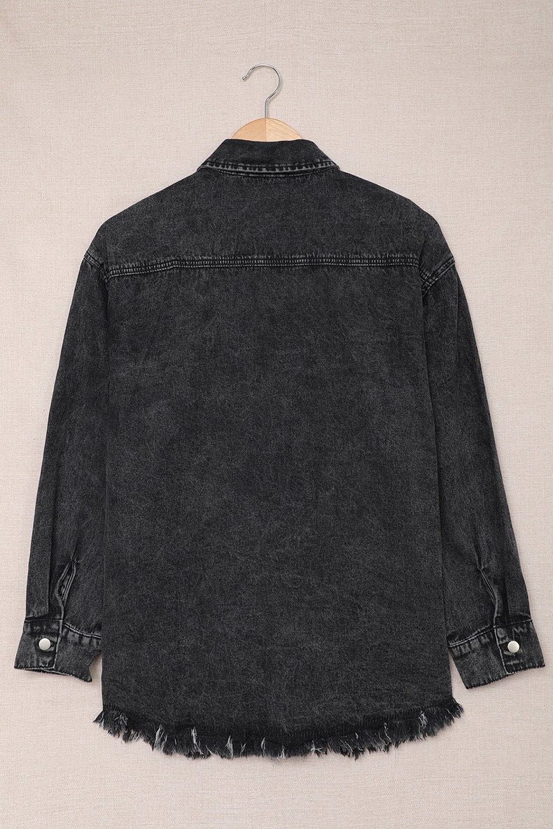 CAMISA DE DENIM Traff ALASTRA