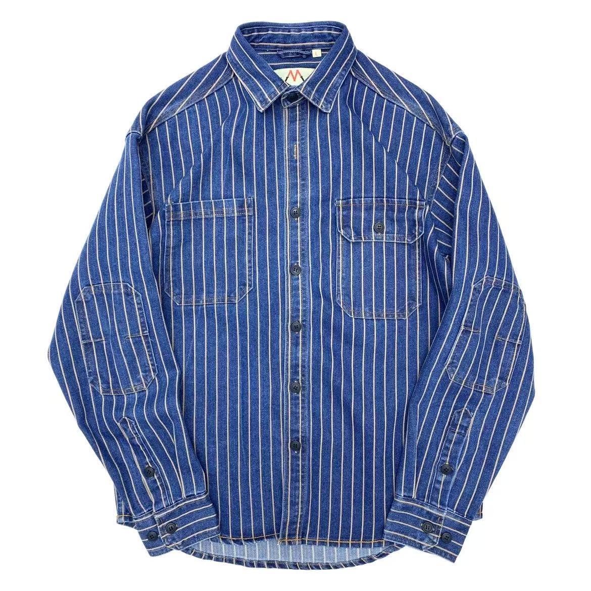 Camisa Traff Blue Grid Retro Fit
