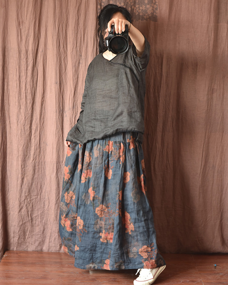 FALDA Traff RETRO FLORA
