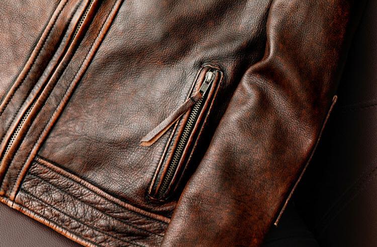 CHAQUETA DE CUERO Traff BRAWTA