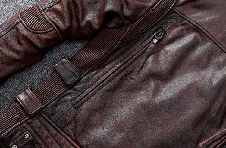 CHAQUETA DE CUERO Traff BRAWTA DECO