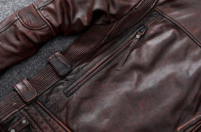 CHAQUETA DE CUERO Traff BRAWTA DECO