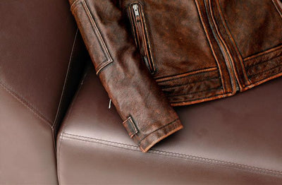 CHAQUETA DE CUERO Traff BRAWTA
