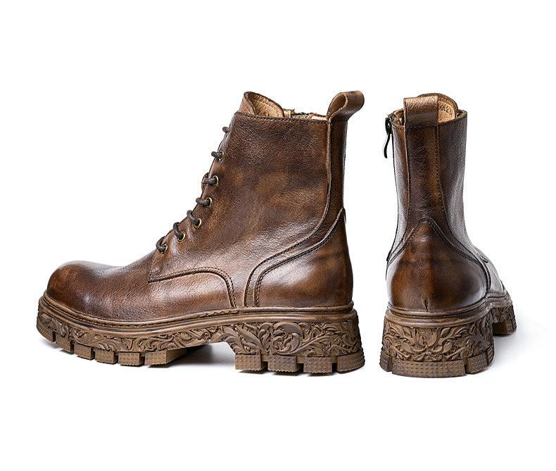 Traff Botas Martin Retro con Cremallera