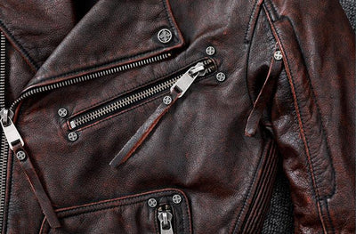 CHAQUETA DE CUERO Traff BRAWTA DECO