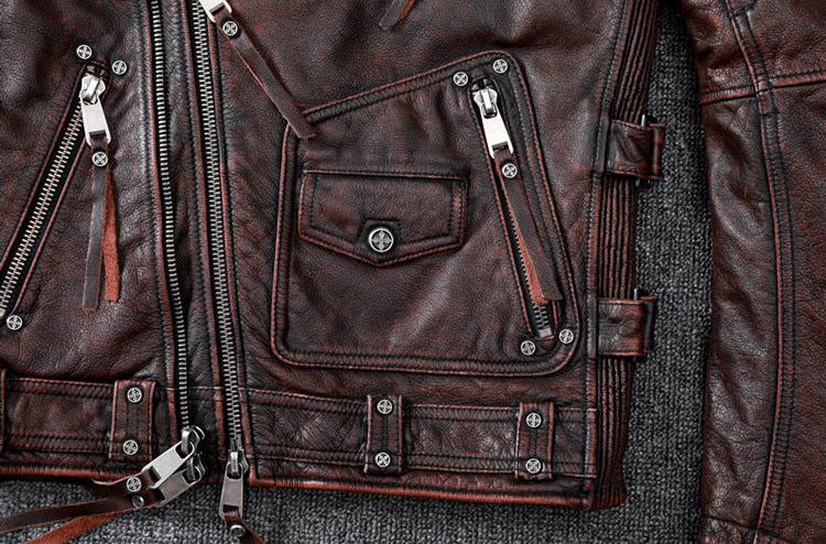 CHAQUETA DE CUERO Traff BRAWTA DECO