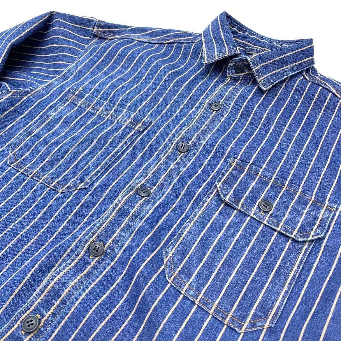 Camisa Traff Blue Grid Retro Fit
