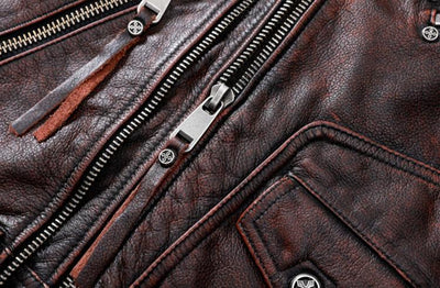 CHAQUETA DE CUERO Traff BRAWTA DECO