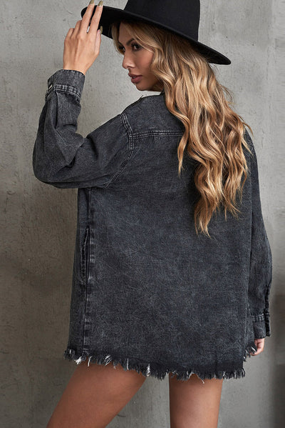 CAMISA DE DENIM Traff ALASTRA