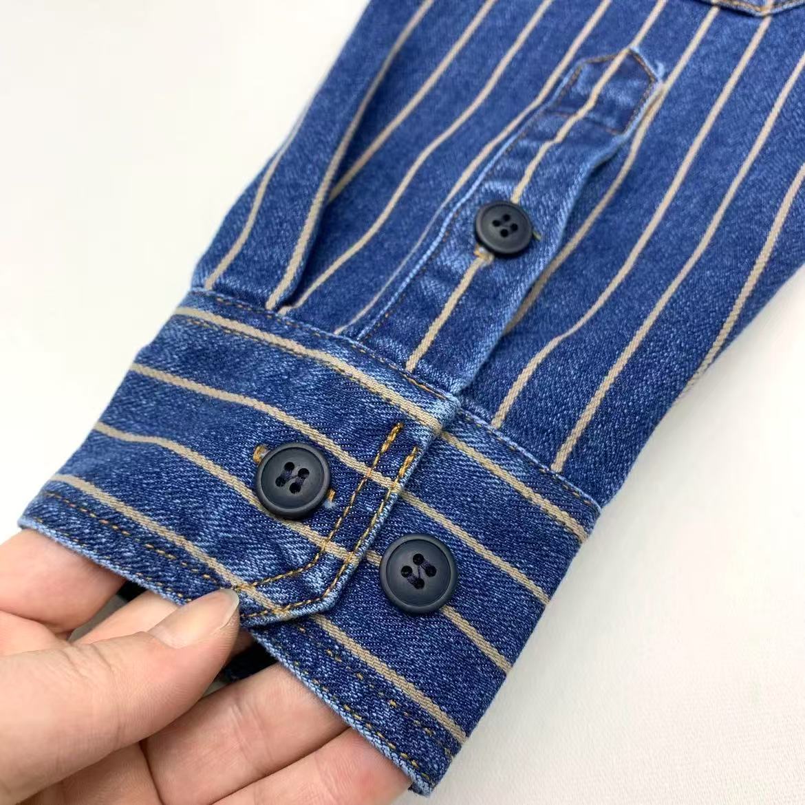 Camisa Traff Blue Grid Retro Fit
