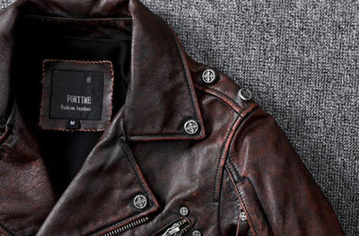 CHAQUETA DE CUERO Traff BRAWTA DECO