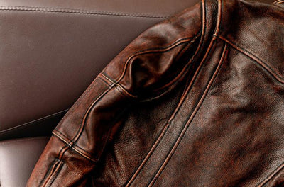 CHAQUETA DE CUERO Traff BRAWTA