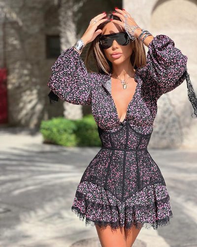 Traff Vestido de Estilo Retro