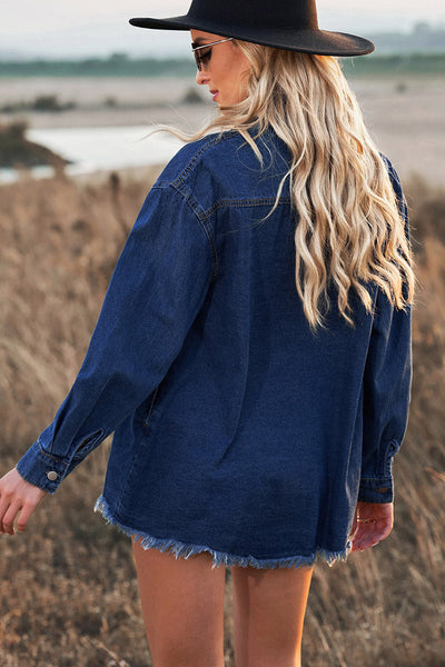 CAMISA DE DENIM Traff ALASTRA