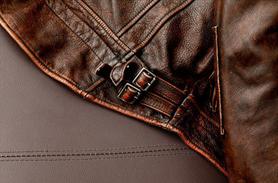 CHAQUETA DE CUERO Traff BRAWTA