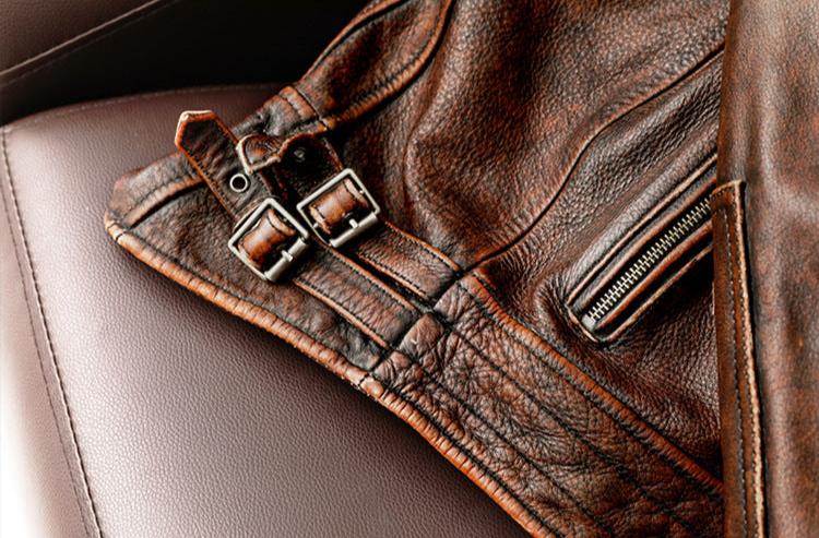 CHAQUETA DE CUERO Traff BRAWTA