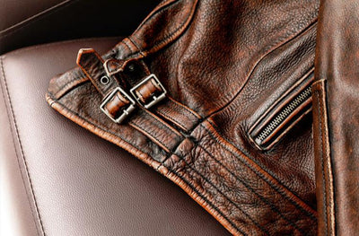CHAQUETA DE CUERO Traff BRAWTA
