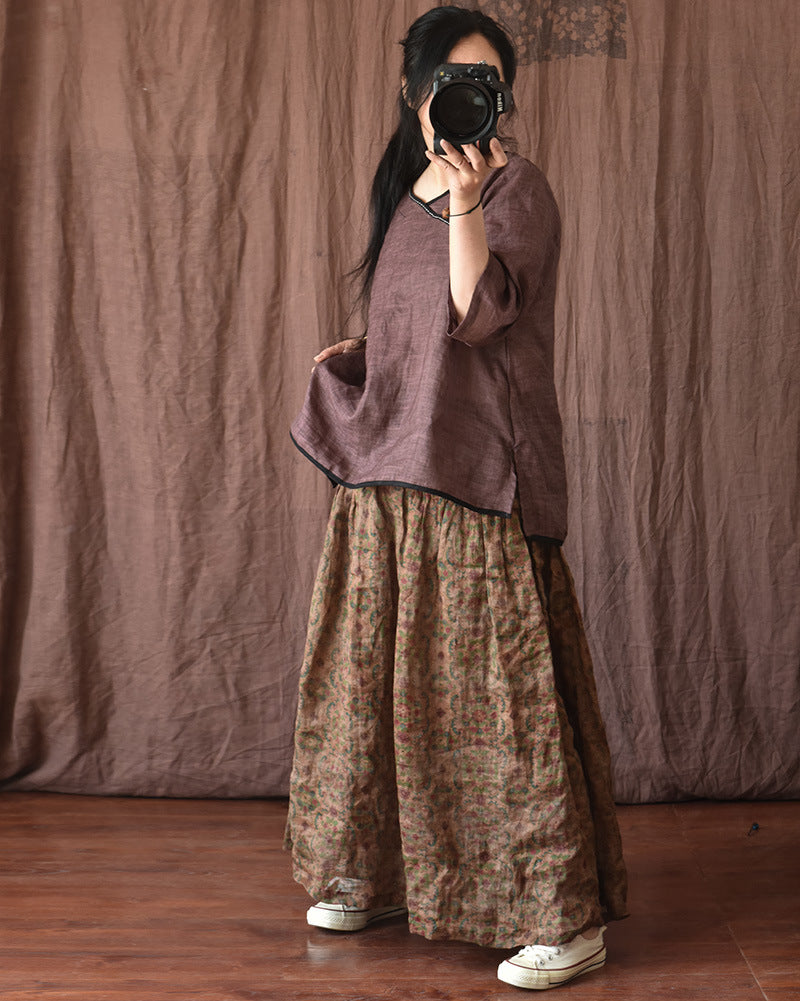 FALDA Traff RETRO FLORA