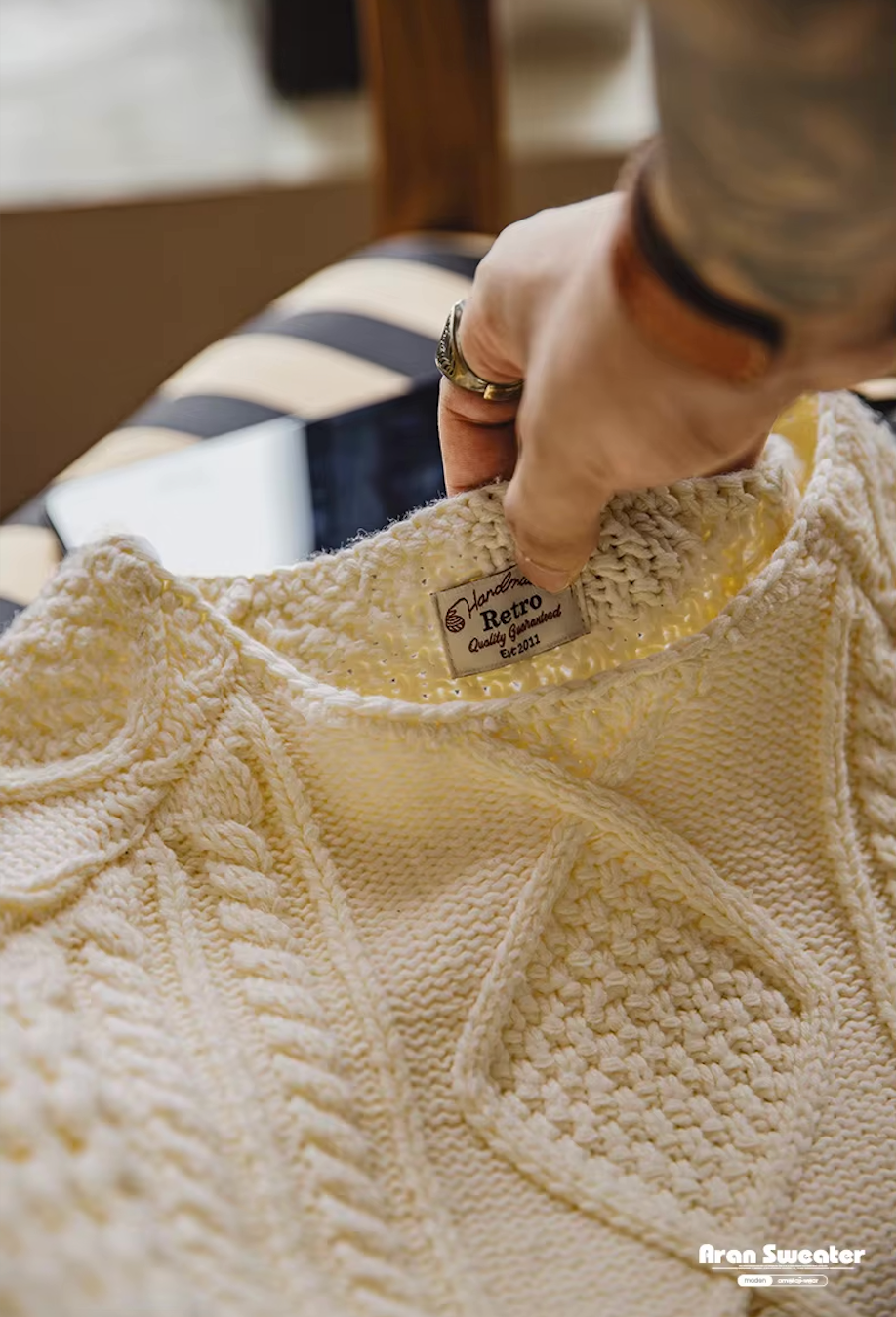 SUÉTER RETRO ARAN Traff
