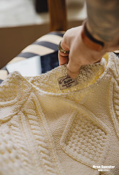 SUÉTER RETRO ARAN Traff