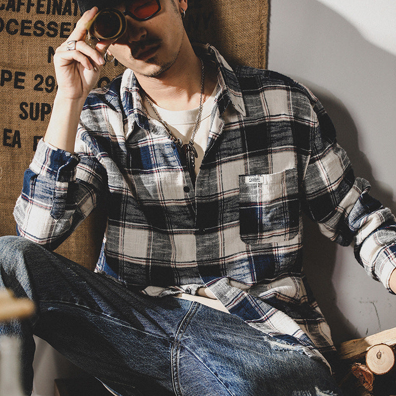 Camisa Traff Royal Grid