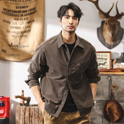 Traff Camisa Gris Oscuro