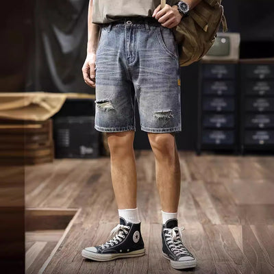 Short de Denim Traff Street Fray