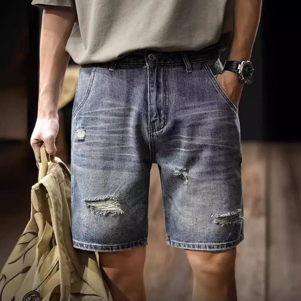 Short de Denim Traff Street Fray