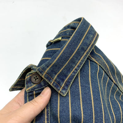 Camisa Traff Blue Grid Retro Fit