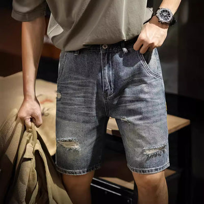 Short de Denim Traff Street Fray