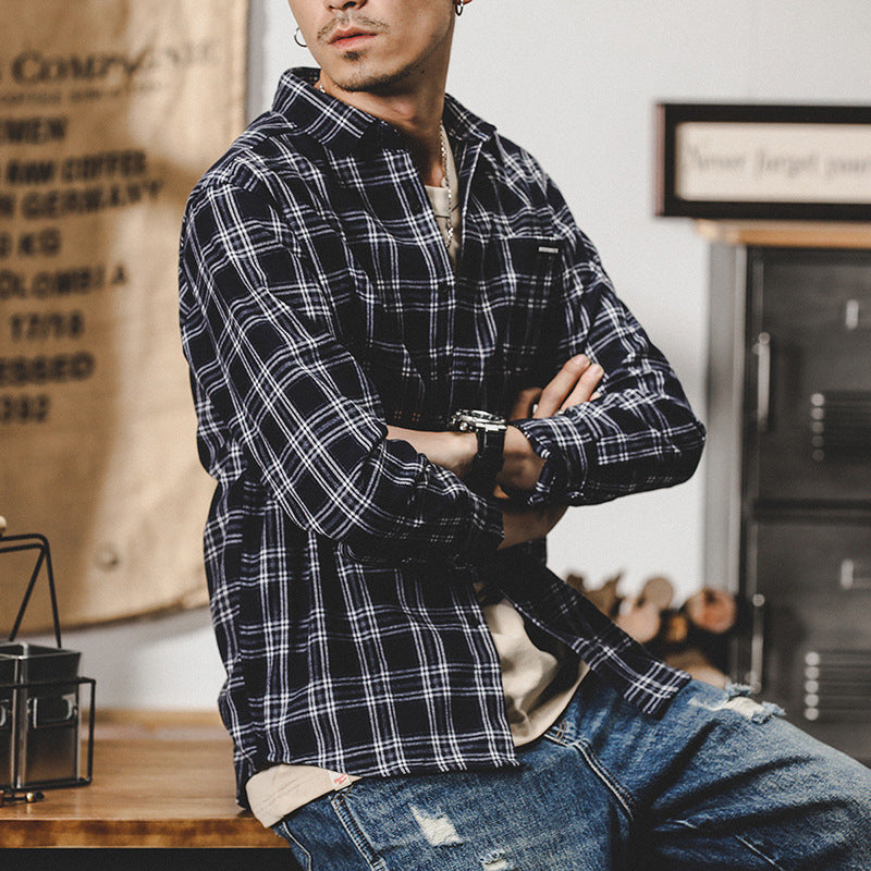 Traff Camisa Midnight Grid