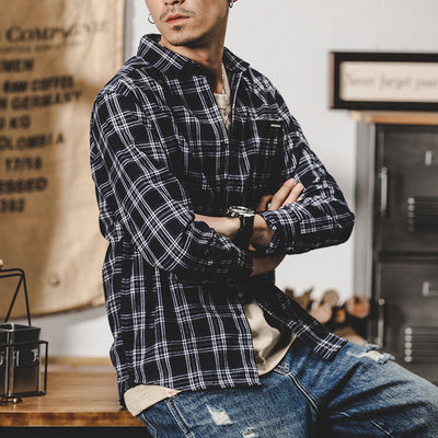 Traff Camisa Midnight Grid